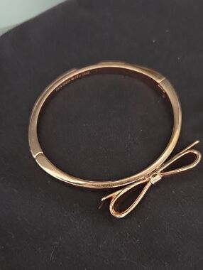 kate spade Rose Gold Bow Bangle Bracelet